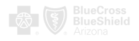 BlueCross BlueShield Arizona logo on black