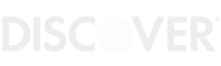 Discover logo white text on black background